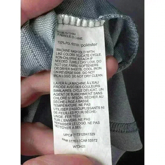 Ben Hogan Men's Performance Polo Shirt, Size XL - Gray with Stripes - Picture 6 of 6